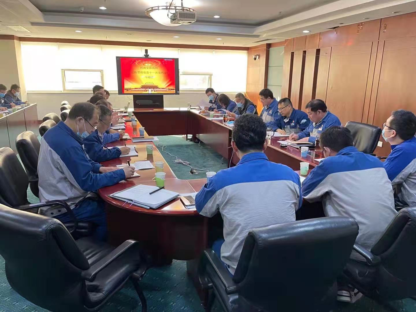 躬身入局，再創輝煌  安彩高科召開黨委（擴大）會傳達學習貫徹省十一次黨代會 精神